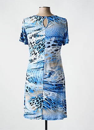 Rochie scurtă mâneci scurte mâneci scurte albastru NAYAT femeie