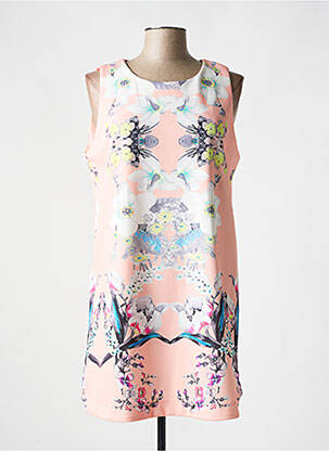 Rochie scurtă roz JAUNE ROUGE femeie