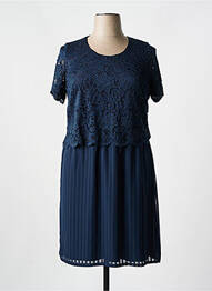 Rochie midi mâneci scurte mâneci scurte albastru GUY DUBOUIS femme