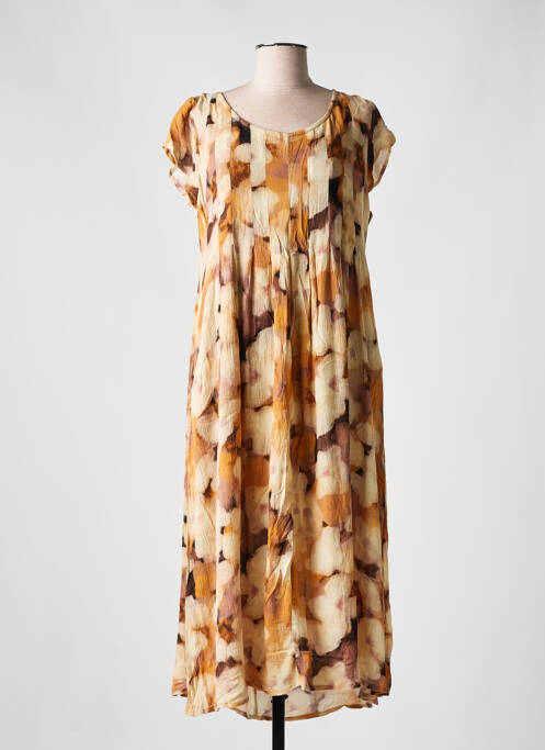 Rochie midi bej AGATHE & LOUISE femeie