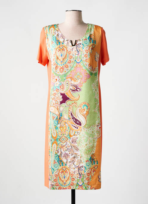 Rochie midi portocaliu SAN FRANCISCO femeie