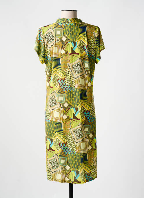 Rochie midi galben TINTA STYLE femeie