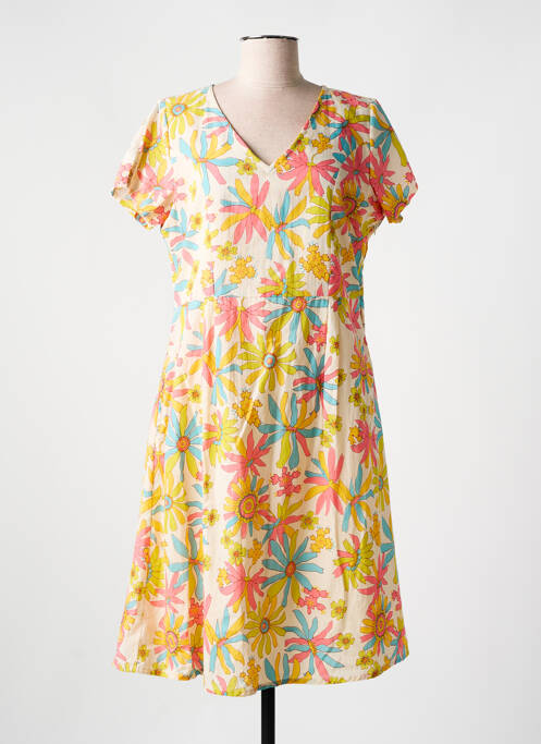 Rochie midi galben AGATHE & LOUISE femeie