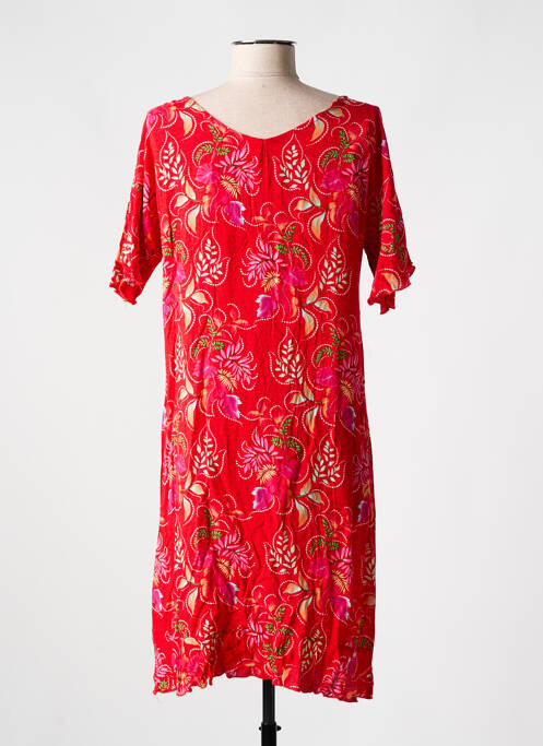 Rochie midi roșu COLINE femeie