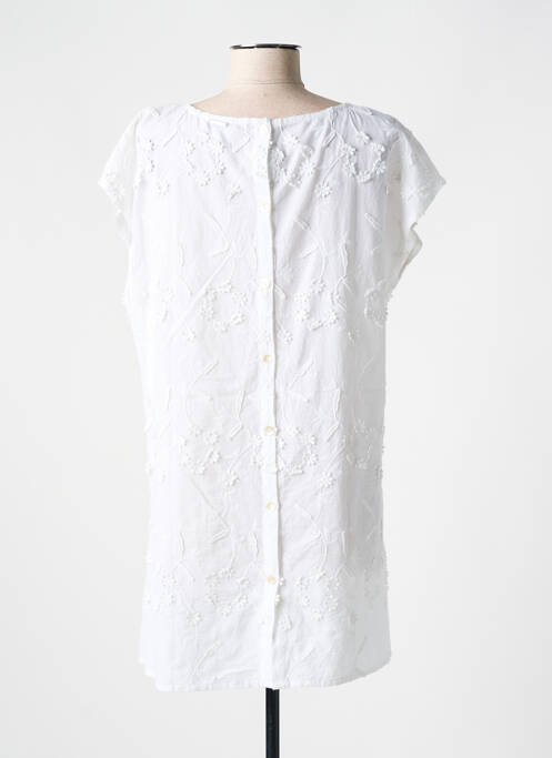 Tunică mâneci scurte alb AGATHE & LOUISE femeie