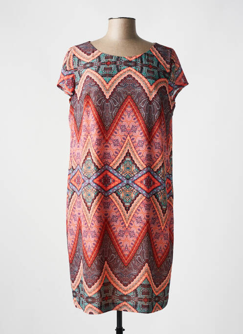 Rochie midi portocaliu ARONA femeie