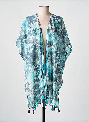 Jachete kimono ușoară și transparentă albastru L'ATELIER D'ANNA femeie