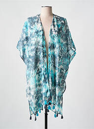 Jachete kimono imprimat tie and dye albastru L'ATELIER D'ANNA femme