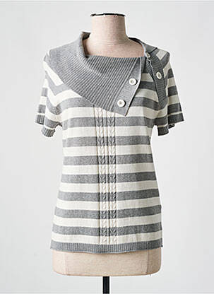 Pulover gri MAT DE MISAINE femeie