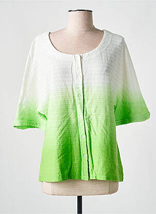 Vestă cu mâneci lungi verde AGATHE & LOUISE femeie