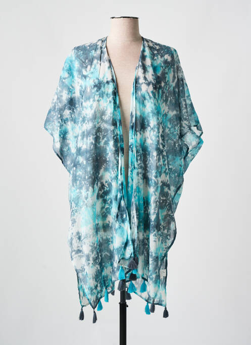 Jachete kimono albastru L'ATELIER D'ANNA femeie