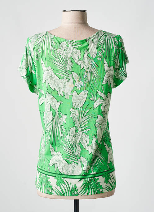Tricou elasticitate mâneci scurte verde AGATHE & LOUISE femme