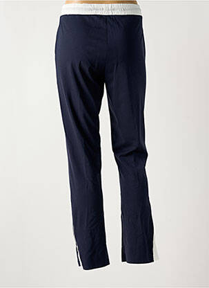 Pantalon drept talie elastică mărime normală albastru MERI & ESCA femeie