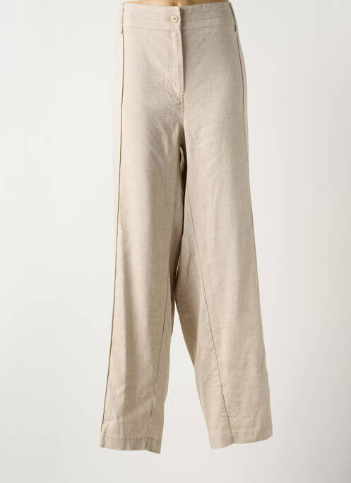 Pantalon drept bej FRED SABATIER femeie