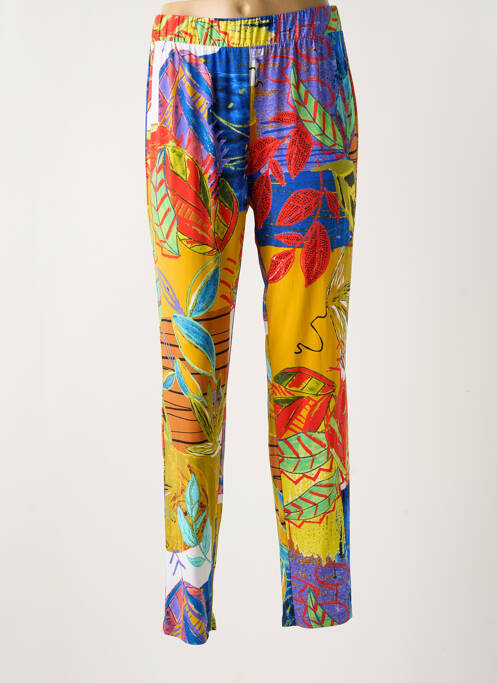 Pantalon drept galben ARONA femeie