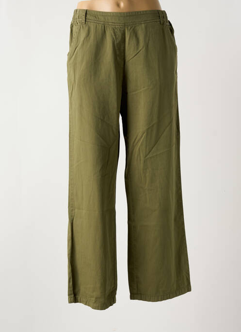 Pantalon drept verde AGATHE & LOUISE femeie