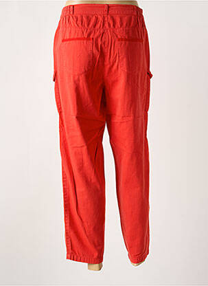 Pantalon 7/8 țesătură poplin mărime normală roșu AGATHE & LOUISE femeie