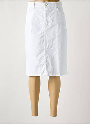 Fustă midi alb FRED SABATIER femeie
