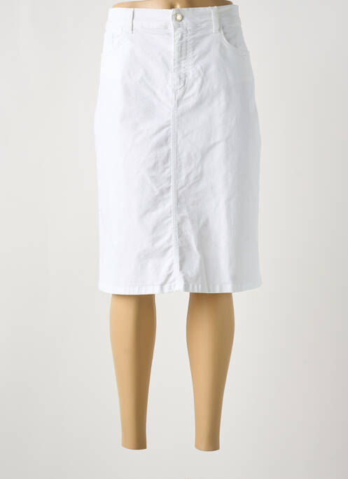 Fustă midi alb FRED SABATIER femeie