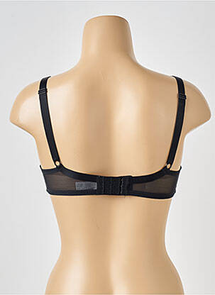 Sutien țesătură tulle sutien cupe întregi cu decolteu înalt negru HUIT & HUIT femeie