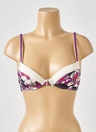 Sutien top sutien modelat top sutien modelat alb BARBARA femme