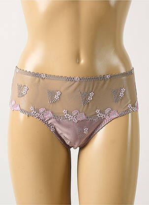 Tanga elasticitate maro SECRET D'EVA femeie