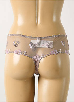 Tanga elasticitate maro SECRET D'EVA femeie