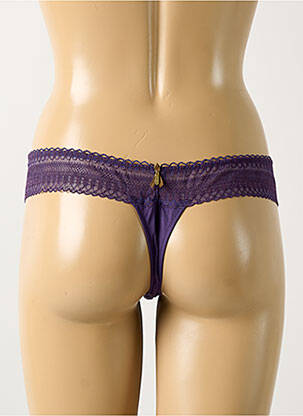Tanga țesătură satinată violet WACOAL femeie