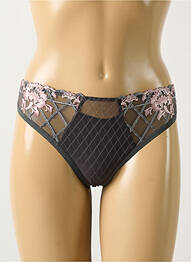 Tanga elasticitate gri ANTINEA femme