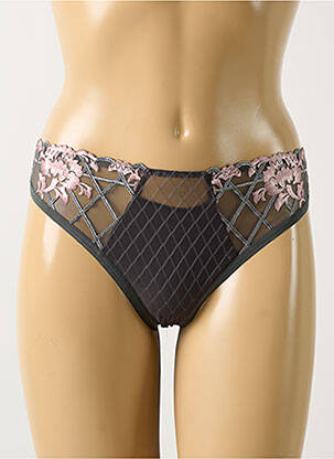 Tanga elasticitate gri ANTINEA femme