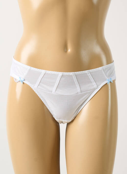 Tanga alb LEJABY femeie