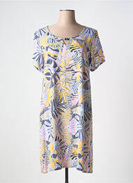 Rochie midi mâneci scurte mâneci scurte galben MASSANA femeie