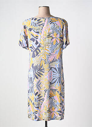 Rochie midi mâneci scurte mâneci scurte galben MASSANA femeie