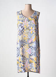 Rochie midi fără mâneci fără mâneci galben MASSANA femeie