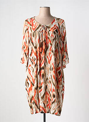 Rochie midi portocaliu EGATEX femeie