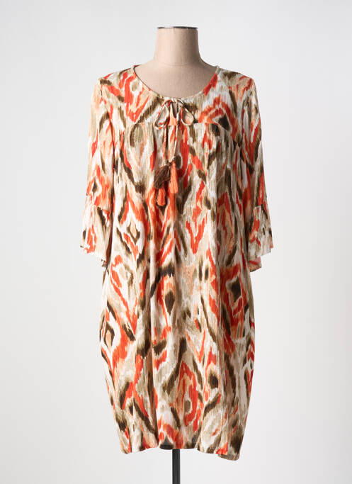 Rochie midi portocaliu EGATEX femeie