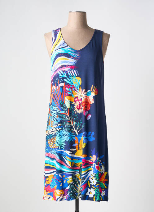 Rochie midi albastru MASSANA femeie