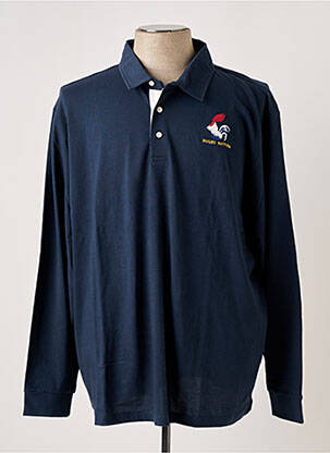 Polo albastru SERGE BLANCO bărbat