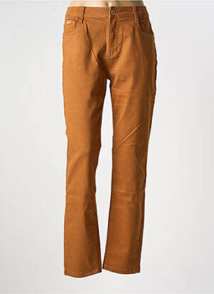 Pantalon slim maro YZY femeie