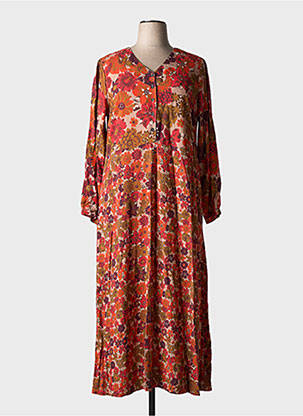 Rochie lungă mâneci lungi mâneci lungi roșu AGATHE & LOUISE femme