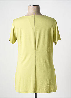 Tricou elasticitate mâneci scurte verde TELMAIL femeie