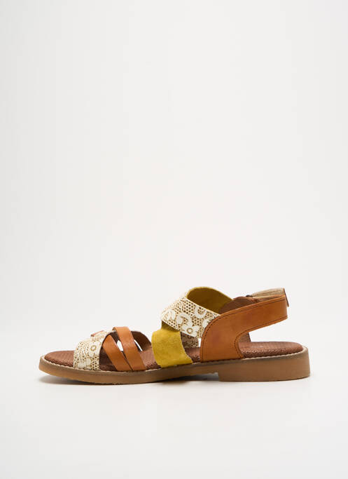 Sandale/Pantofi decupați galben CASTA femeie