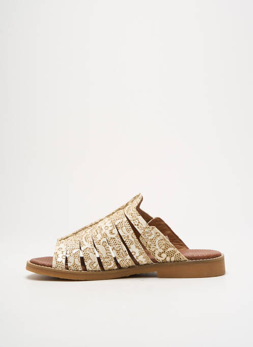 Mulete/Saboți bej CASTA femeie