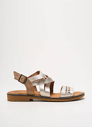 Sandale/Pantofi decupați maro CASTA femeie