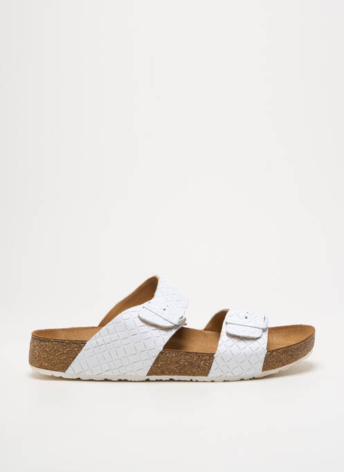 Mulete/Saboți alb HAFLINGER femeie