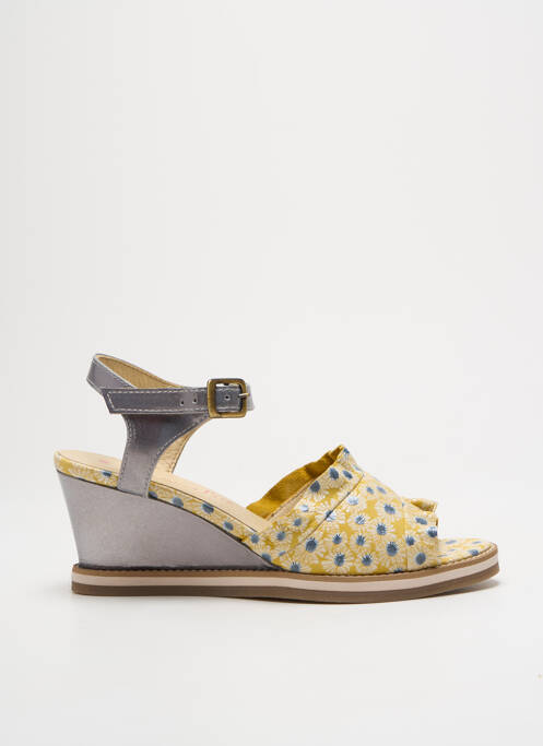 Sandale/Pantofi decupați galben LIBRE COMME L'AIR femeie