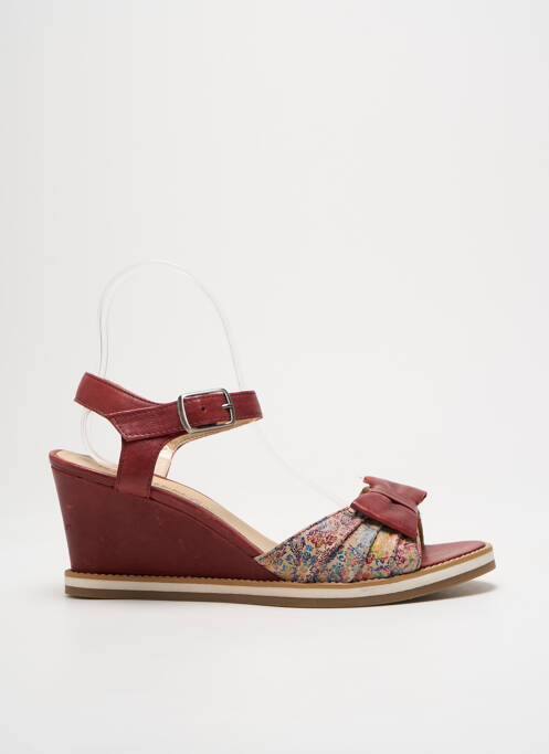 Sandale/Pantofi decupați roșu LIBRE COMME L'AIR femeie