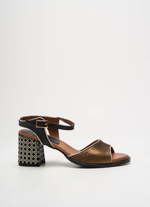 Sandale/Pantofi decupați maro NEMONIC femeie