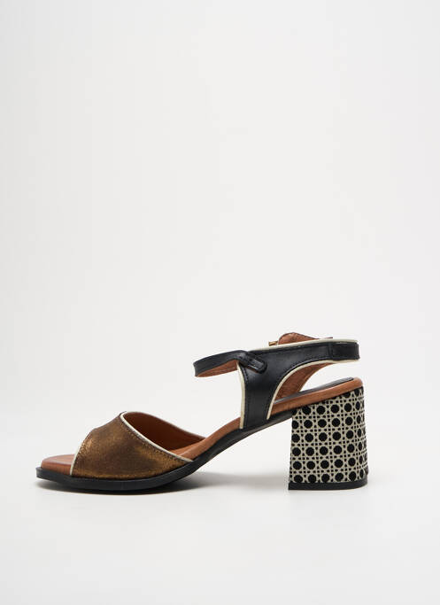 Sandale/Pantofi decupați maro NEMONIC femeie