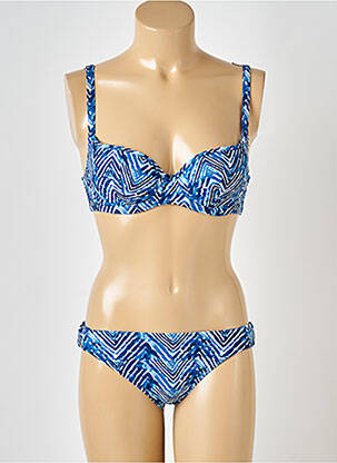 Costum de baie din două piese top sutien modelat top sutien modelat albastru CLEO BY PANACHE femeie